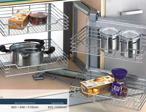 Giá xoay góc tủ bếp tại Hải Phòng